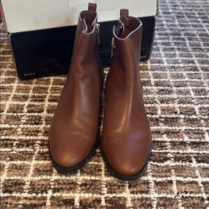 Coach Brown Leather Boots